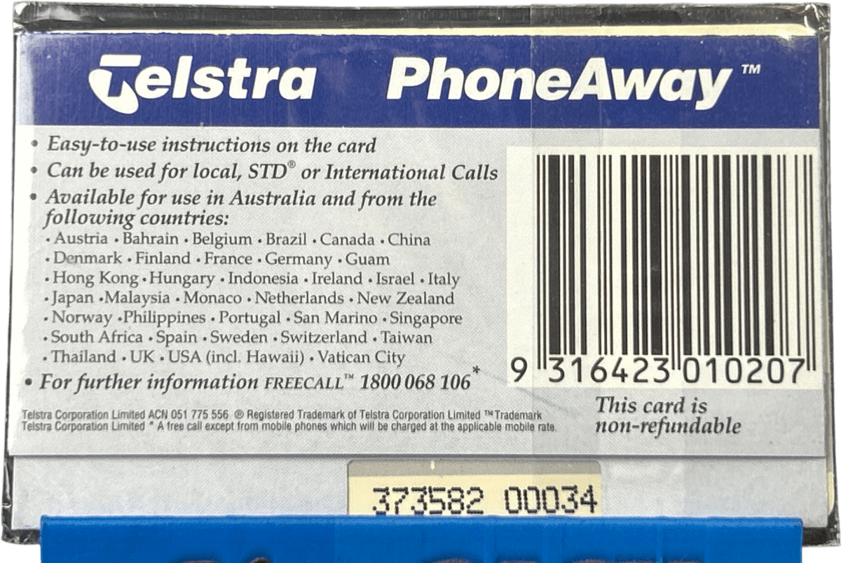 Telstra $20 Foxtel Phonecard Sealed - Mega Cash Sydney