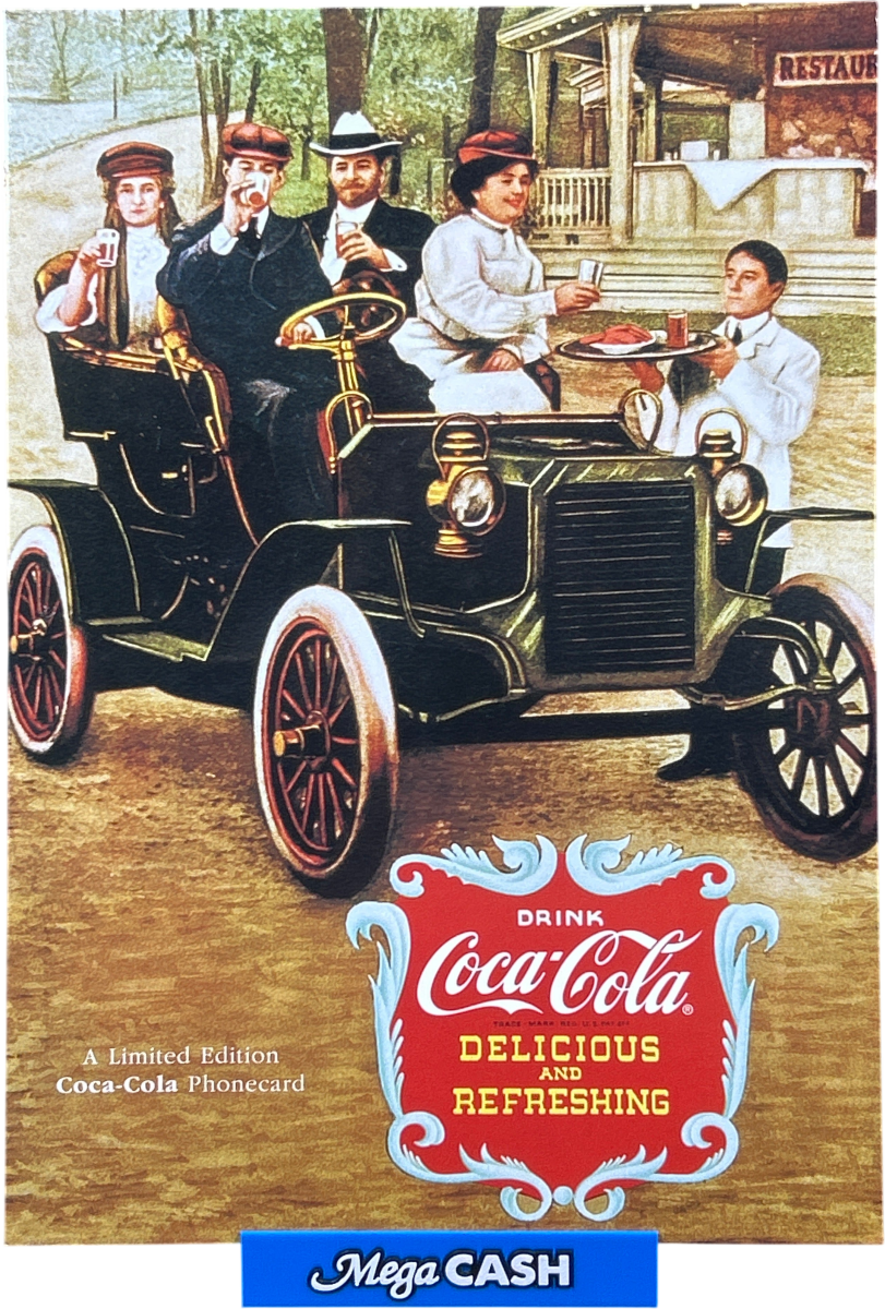 Telstra Coca - Cola “Getting Around” Limited Edition $5 Phonecard - Mega Cash Sydney