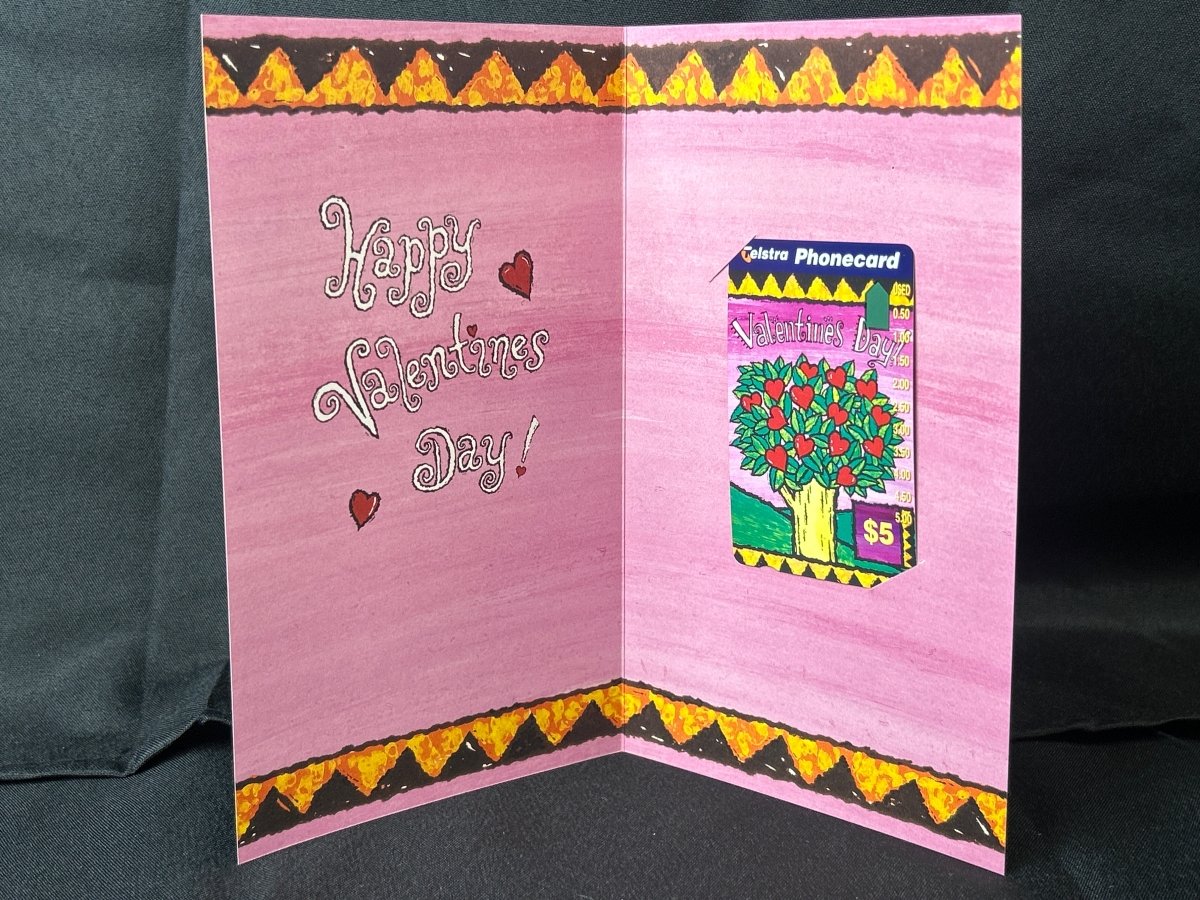 Telstra / Telecom $5 3 Card Set - Nature Conservation Agency / Red Lace Wing / Valentines Day - Mega Cash Sydney