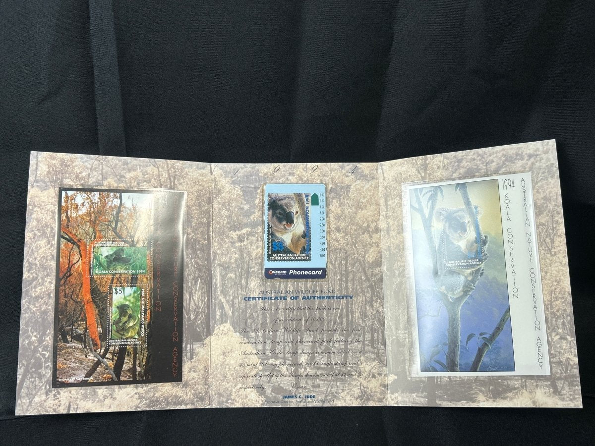Telstra / Telecom $5 3 Card Set - Nature Conservation Agency / Red Lace Wing / Valentines Day - Mega Cash Sydney