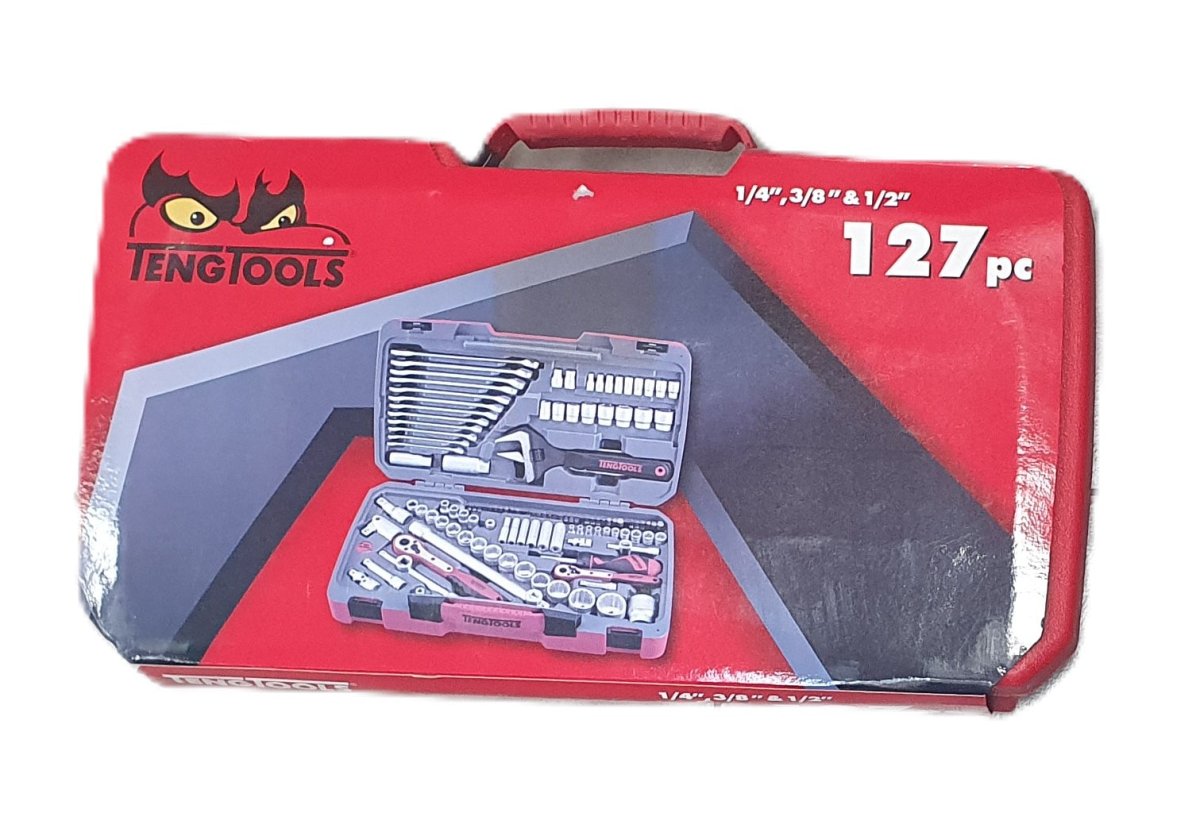 Teng Tools 127 Piece Automotive Tool Tool Kit with Case - TM127 - Mega Cash Sydney
