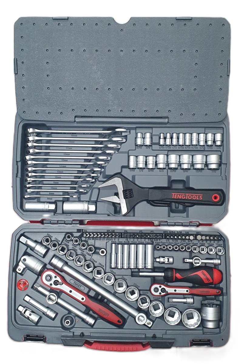 Teng Tools 127 Piece Automotive Tool Tool Kit with Case - TM127 - Mega Cash Sydney