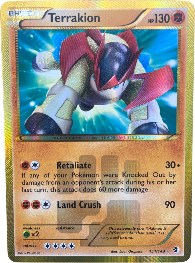 Terrakion 151/149 Boundaries Crossed