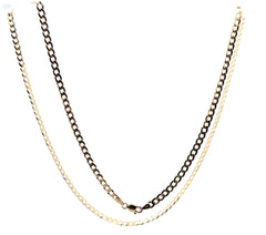 9ct Yellow Gold Cuban Link Chain Necklace