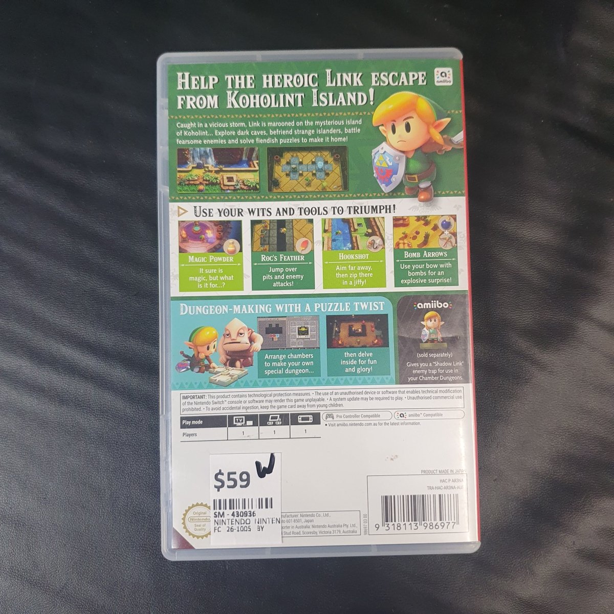 The Legend of Zelda - Links Awakening - Nintendo Switch Game - Mega Cash Sydney