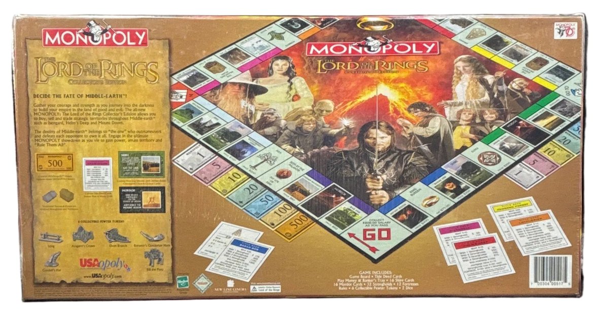 The Lord Of The Rings Collectors Edition Monopoly - Mega Cash Sydney