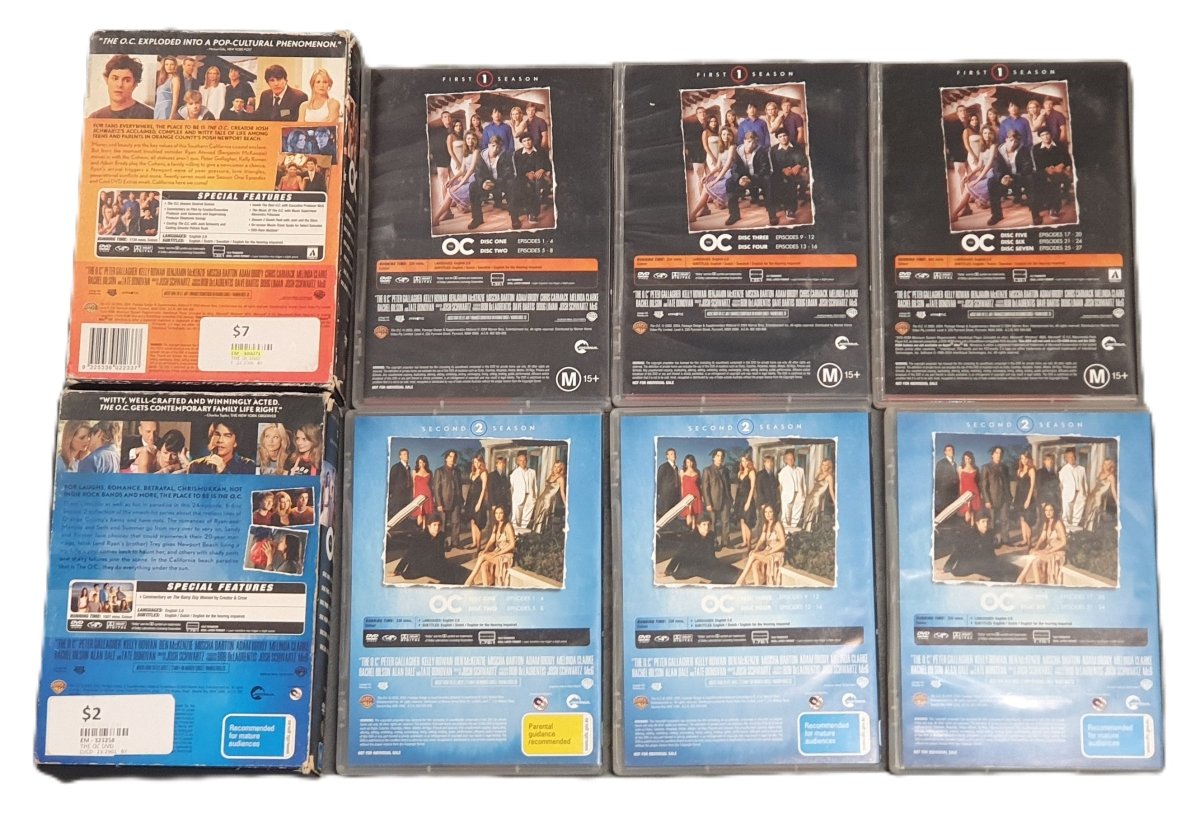 The OC - DVD TV Series - Seasons 1 & 2 - Mega Cash Sydney