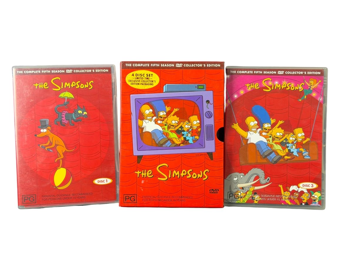 The Simpsons The Complete Fifth 5th Season DVD Box Set - Mega Cash Sydney