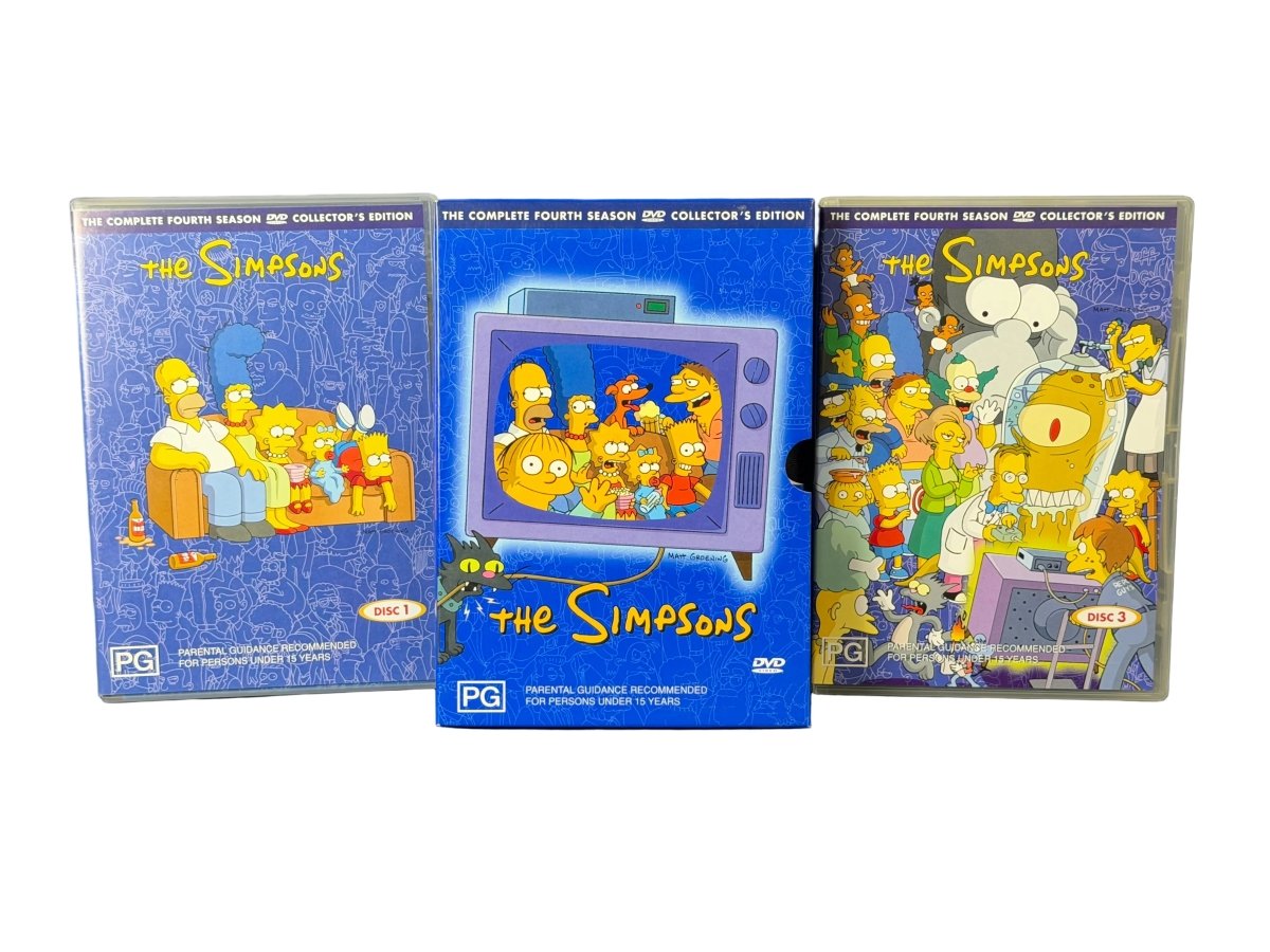 The Simpsons The Complete Fourth 4th Season DVD Box Set - Mega Cash Sydney