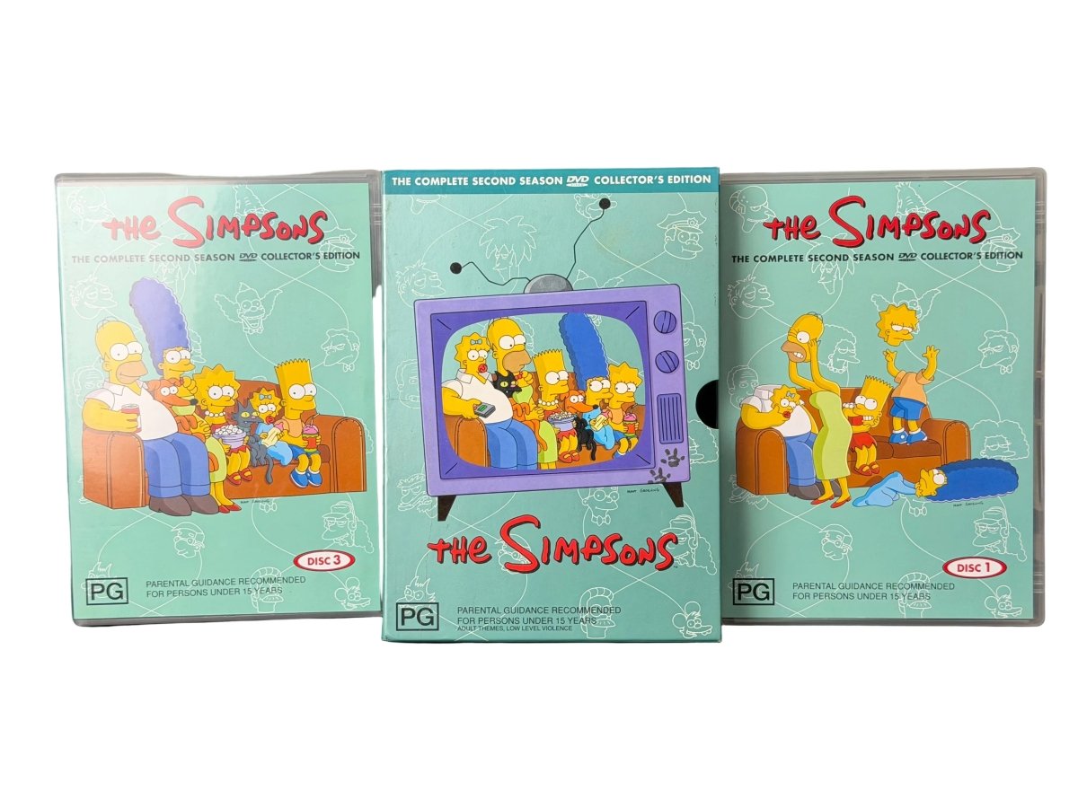 The Simpsons The Complete Second 2nd Season DVD Box Set - Mega Cash Sydney