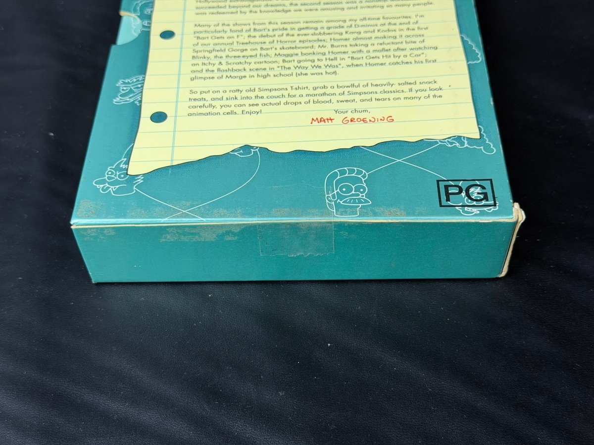 The Simpsons The Complete Second 2nd Season DVD Box Set - Mega Cash Sydney
