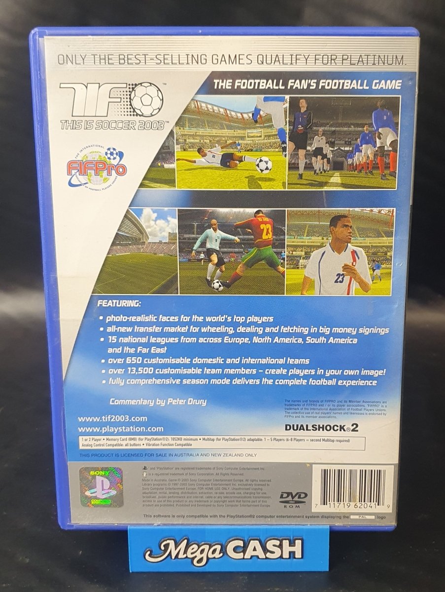 This is Soccer 2003 - Playstation 2/PS2 Game - Mega Cash Sydney
