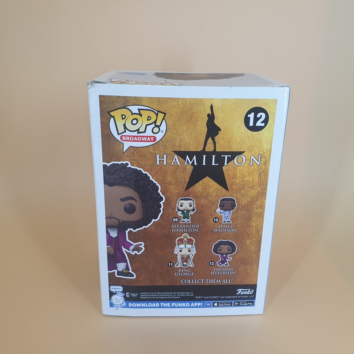 Thomas Jefferson - Funko POP! Broadway - Hamilton - Figure 12 - Mega Cash Sydney