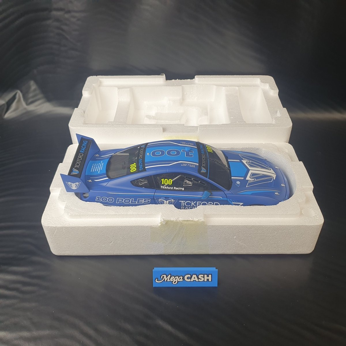 Tickford Racing Ford Mustang GT 100 Poles - Limited Edition Certificate - 1:18 Scale - Mega Cash Sydney