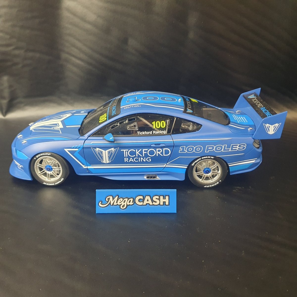 Tickford Racing Ford Mustang GT 100 Poles - Limited Edition Certificate - 1:18 Scale - Mega Cash Sydney