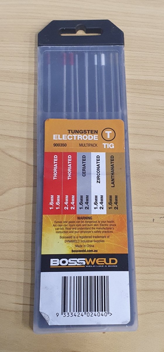 TIG Welding Cable - WP17V + Multiple Tungsten Electrode Pack - Mega Cash Sydney