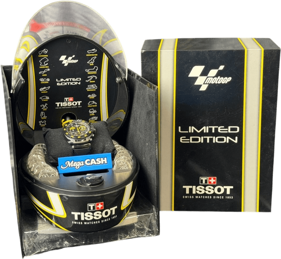 Tissot 43.5mm T - Race MotoGP 2009 Chronograph Watch /9002 - With Helmet in Box, Race Tokens and Manual - Mega Cash Sydney