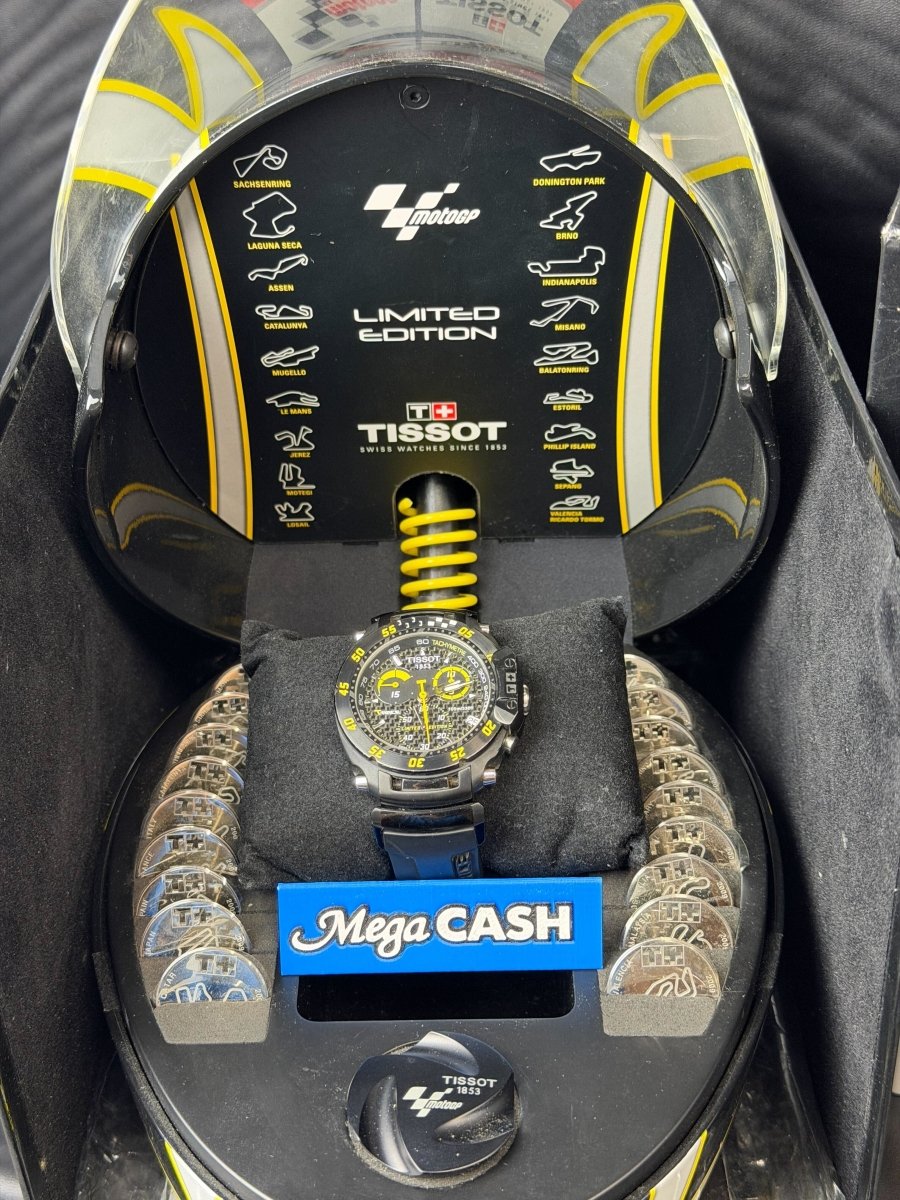 Tissot 43.5mm T - Race MotoGP 2009 Chronograph Watch /9002 - With Helmet in Box, Race Tokens and Manual - Mega Cash Sydney