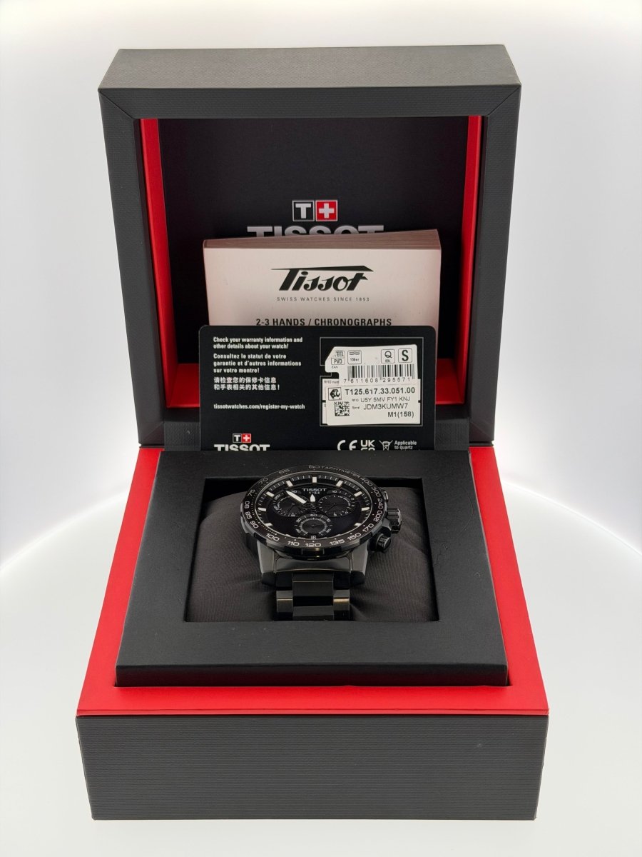 Tissot Supersport Chronograph 45.5mm Black Men's Watch - Mega Cash Sydney