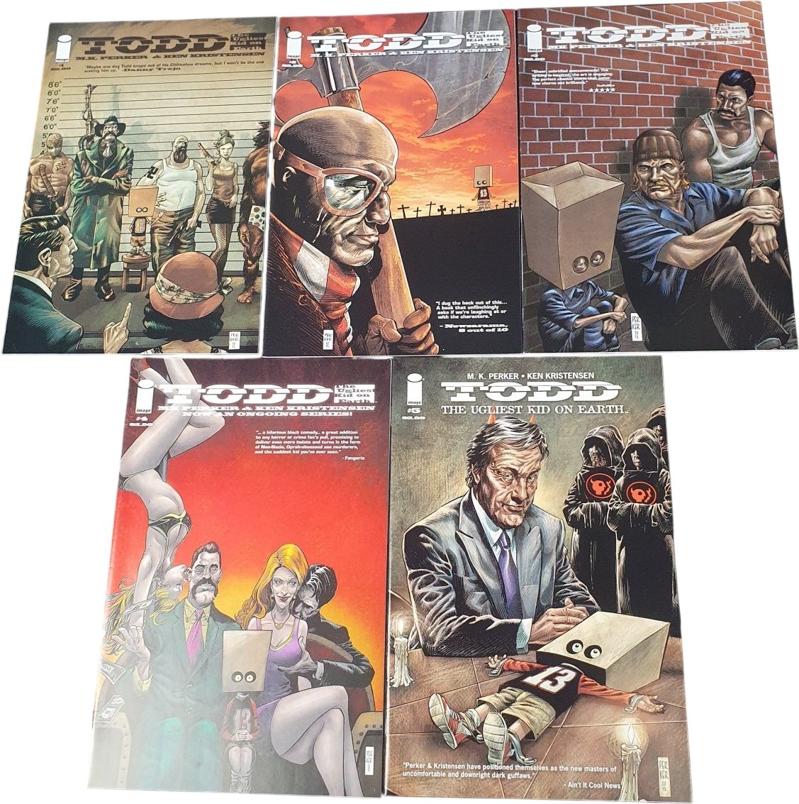 Todd, the Ugliest Kid on Earth - IMAGE COMICS - 2013 - Issues 1 to 5 - Mega Cash Sydney