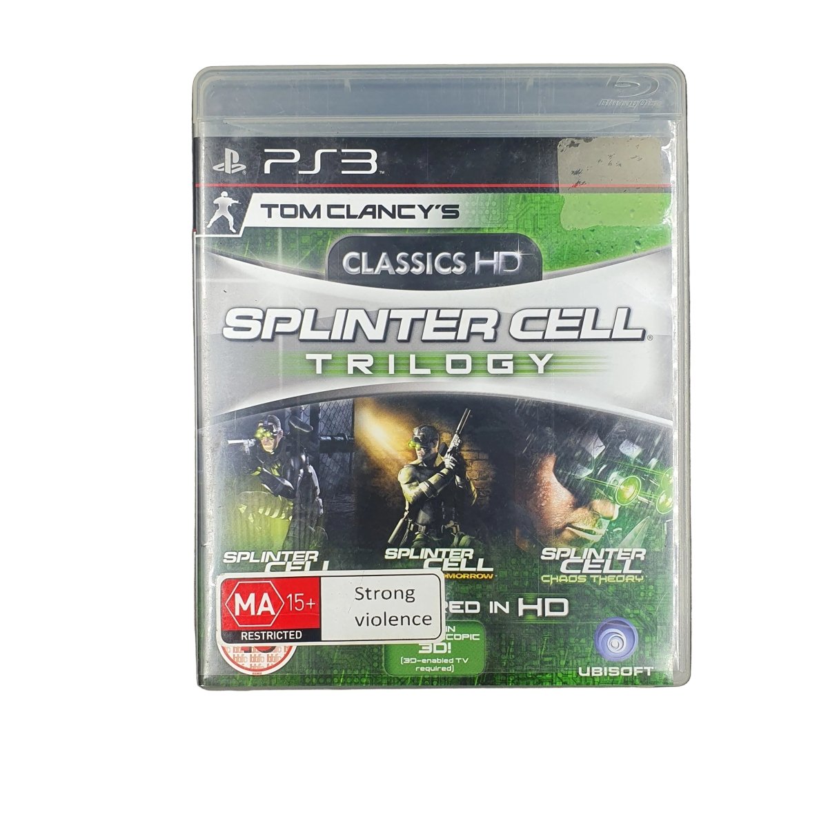 Tom Clancy's - Classics HD - Splinter Cell - Trilogy - PlayStation 3/PS3 Game - Mega Cash Sydney