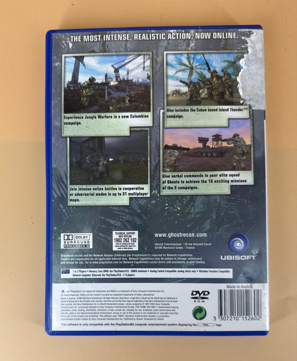 Tom Clancy’s - Ghost Recon - Jungle Storm - PlayStation 2 Game - Mega Cash Sydney