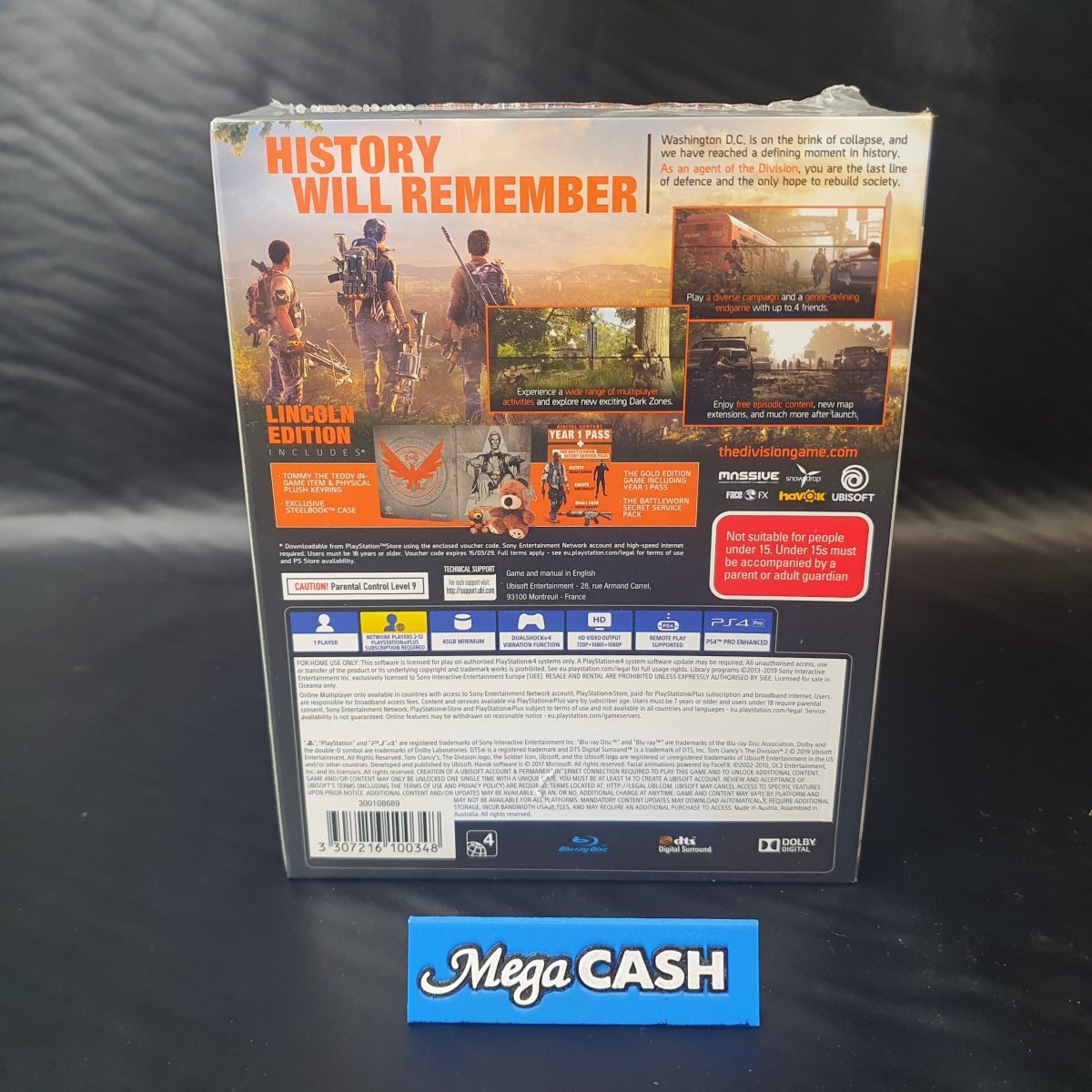Tom Clancy’s - The Division 2 - Lincoln Edition - PS4 (Playstation 4) Game - Mega Cash Sydney