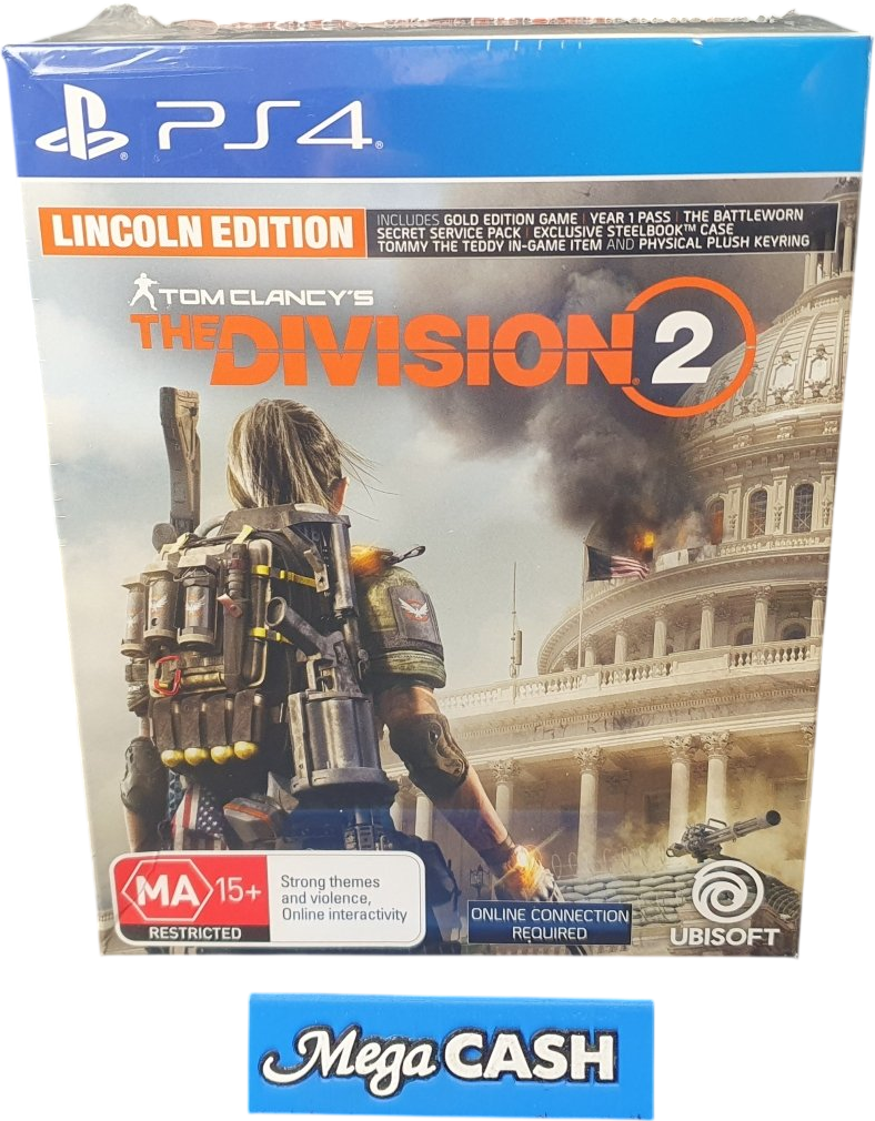 Tom Clancy’s - The Division 2 - Lincoln Edition - PS4 (Playstation 4) Game - Mega Cash Sydney