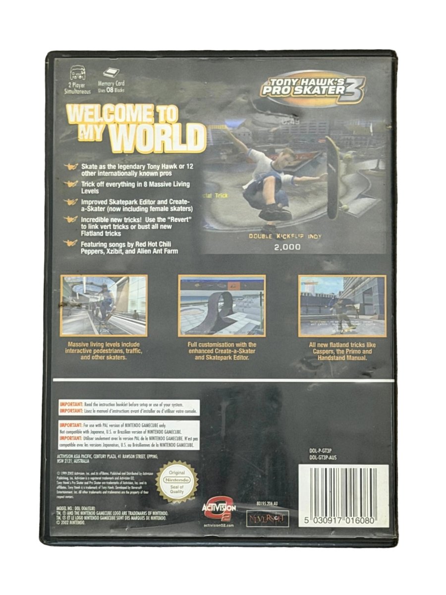 Tony Hawk’s Pro Skater 3 Nintendo Gamecube Game DOL - 006(EUR) - Mega Cash Sydney