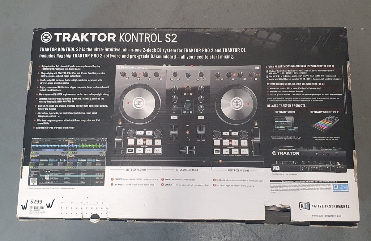 TRAKTOR DJ MIXER TRAKTOR PRO S2 MK2 - Mega Cash Sydney