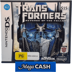 TRANSFORMERS REVENGE OF THE FALLEN - NINTENDO DS GAME CARTRIDGE - W/CASE AND BOOKLET - Mega Cash Sydney