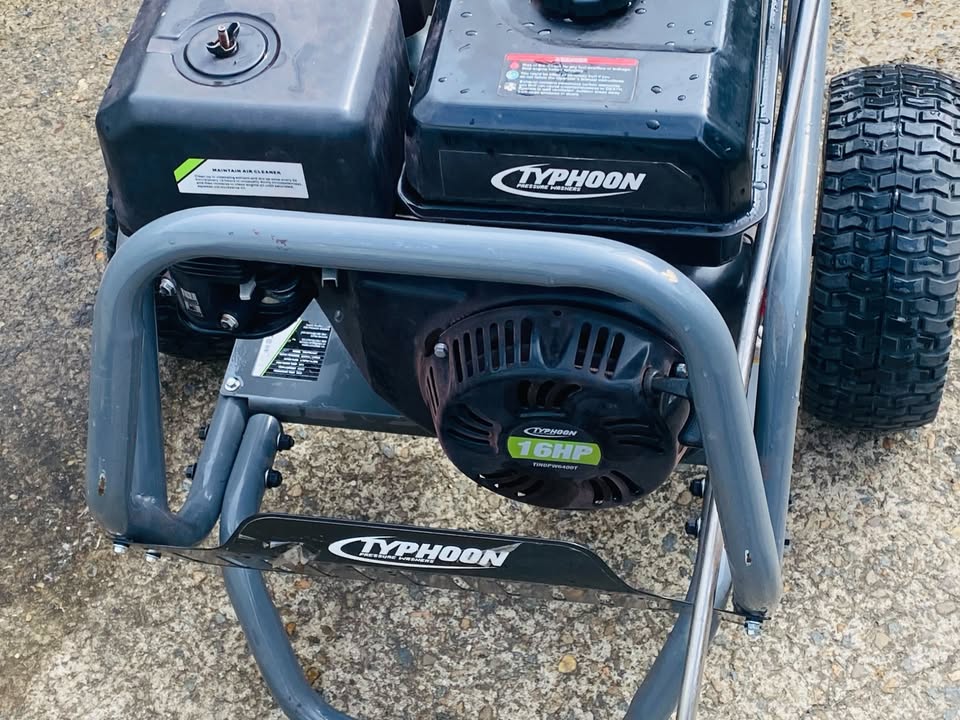 Typhoon TINDPW6400T 16.0HP 6400PSI Petrol High Pressure Washer W/ Turbo Head - Mega Cash Sydney