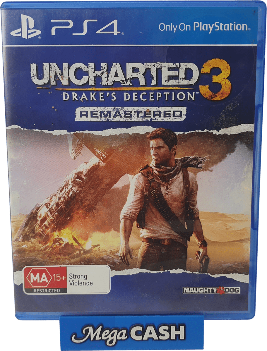Uncharted 3 - Drake's Deception - Remastered - PlayStation 4 PS4 Game - Mega Cash Sydney