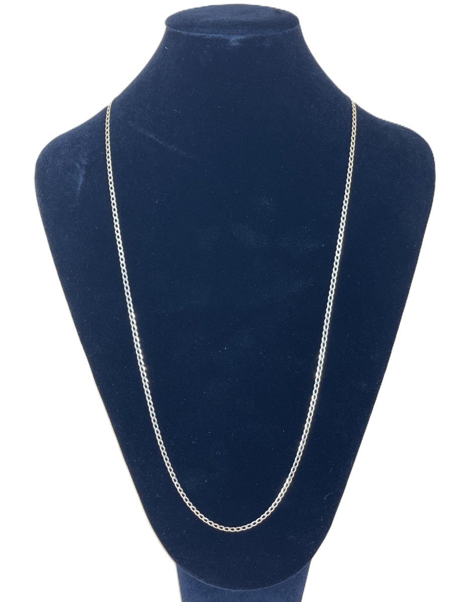 Unisex 9ct Curb Necklace - 5.2gms - Mega Cash Sydney