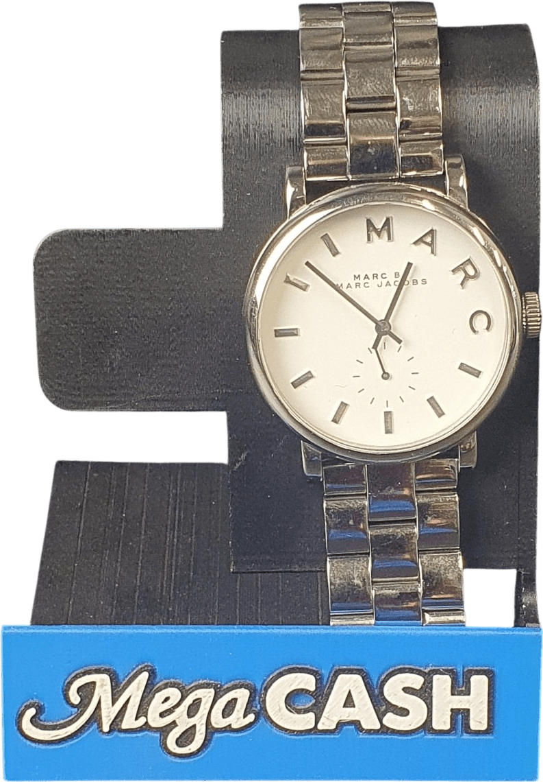 UNISEX - MARC JACOBS BAKER - ANALOGUE STEEL WRISTWATCH - MBM3242 - Mega Cash Sydney