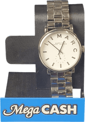 UNISEX - MARC JACOBS BAKER - ANALOGUE STEEL WRISTWATCH - MBM3242 - Mega Cash Sydney