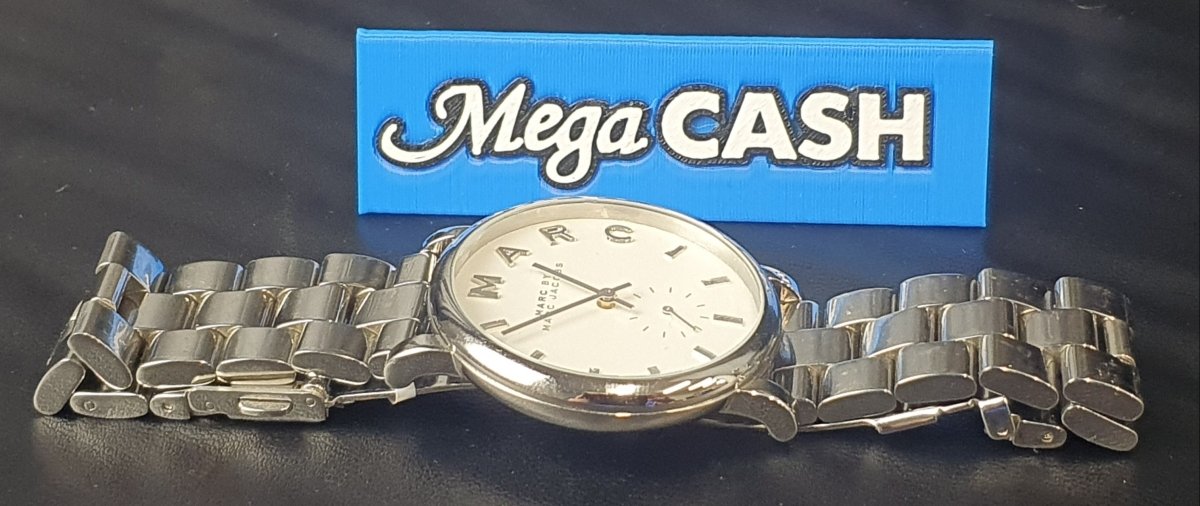 UNISEX - MARC JACOBS BAKER - ANALOGUE STEEL WRISTWATCH - MBM3242 - Mega Cash Sydney