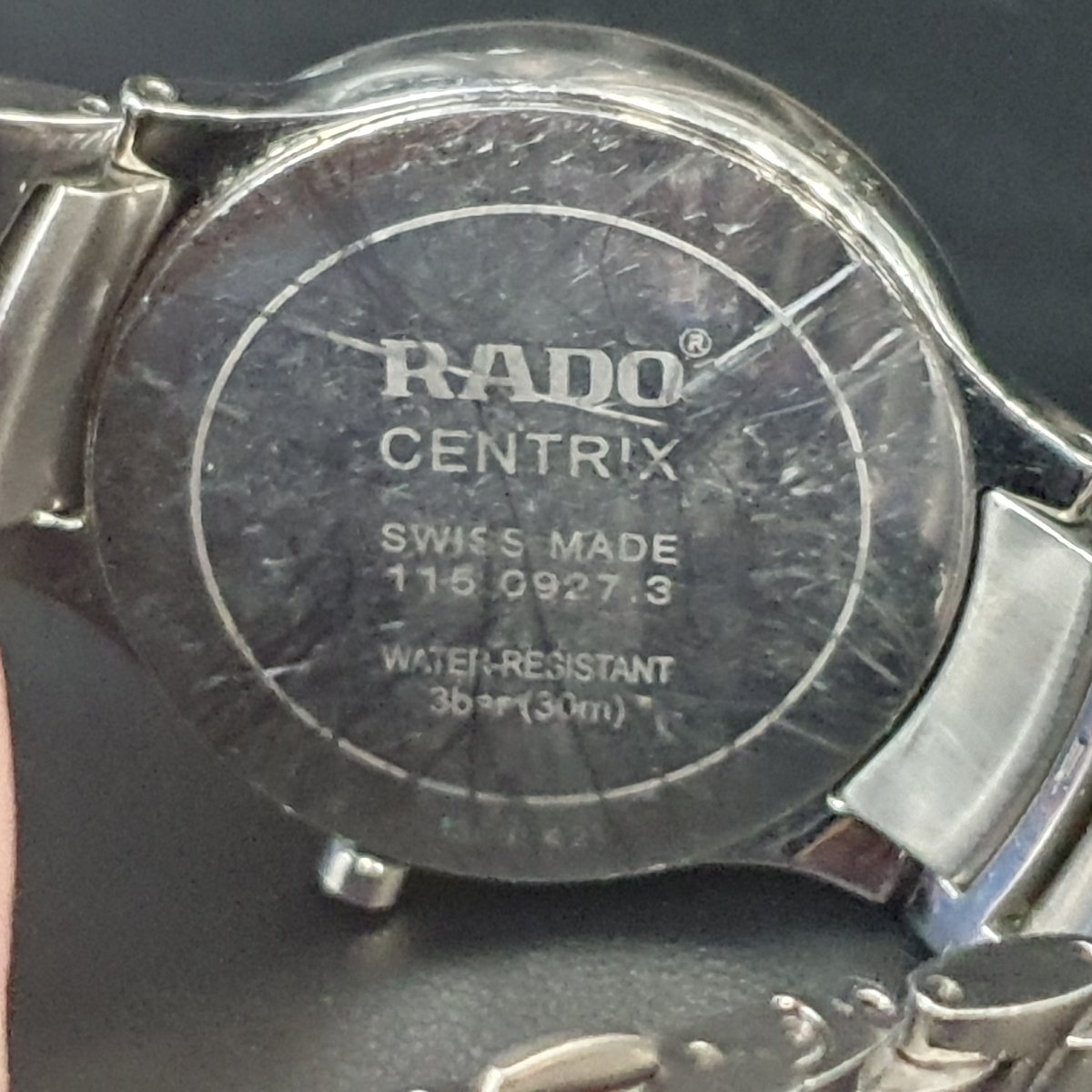 UNISEX - RADO WATCH - CENTRIX 115.0927.3 - SILVER METAL BAND - See Conditions - Mega Cash Sydney