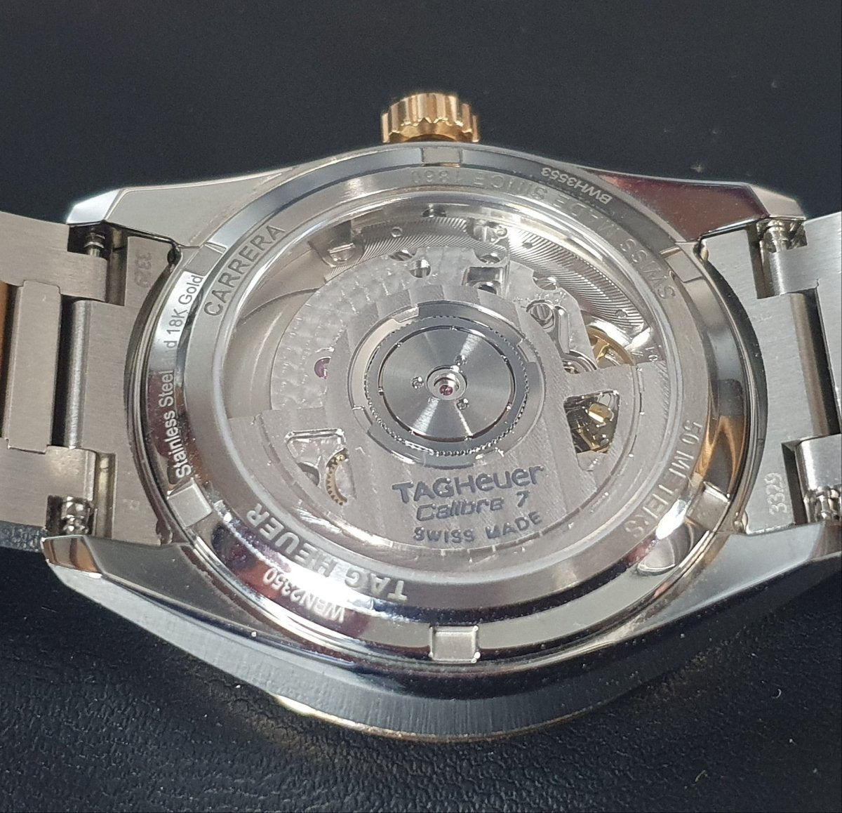 UNISEX - TAG HEUER WATCH - CARRERA - PINK DIAL - WBN2350 - Mega Cash Sydney