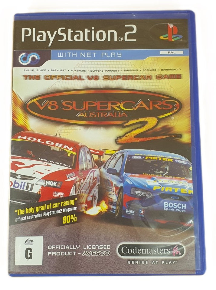 V8 Supercars 2 - Australia - Playstation 2/PS2 Game - Mega Cash Sydney