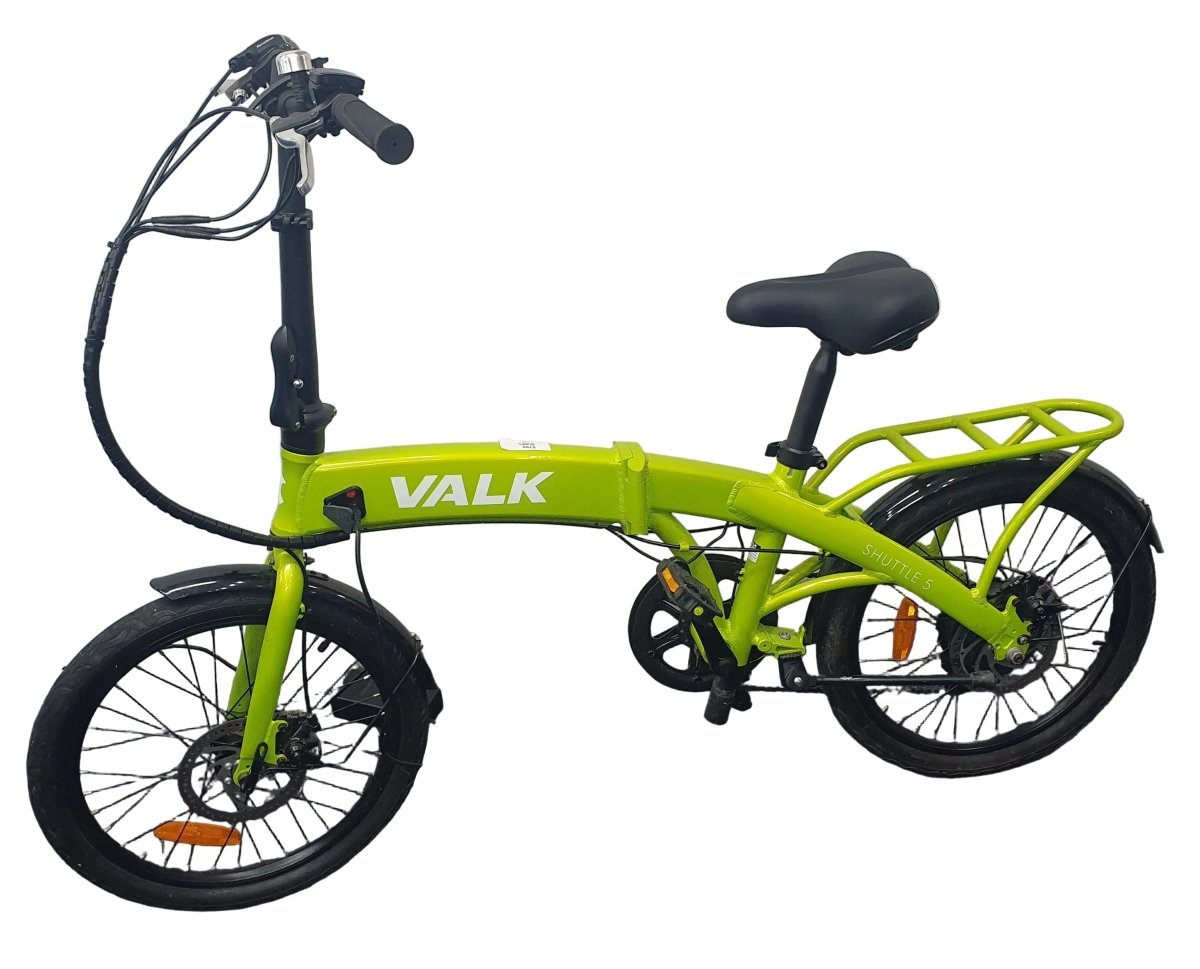 VALK Shuttle 5 Electric Folding Bike - Gloss Lime Green - Mega Cash Sydney