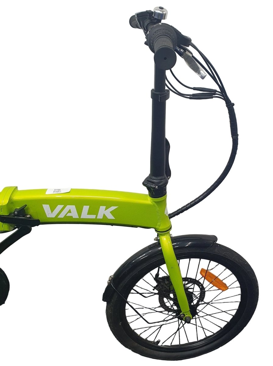 VALK Shuttle 5 Electric Folding Bike - Gloss Lime Green - Mega Cash Sydney