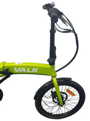 VALK Shuttle 5 Electric Folding Bike - Gloss Lime Green - Mega Cash Sydney