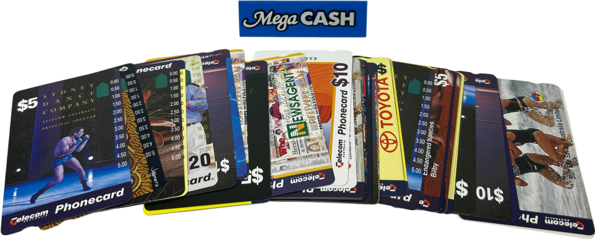 Various Unused Telecom Phonecards - 44 Total - Mega Cash Sydney