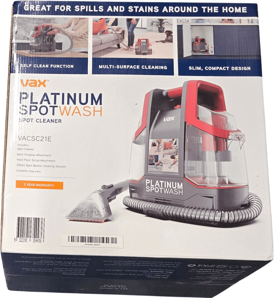 VAX - Platinum Spot Wash Spot Cleaner - VACSC21E - Mega Cash Sydney