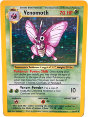Venomoth 13/64 Holo No Symbol Error Jungle - Mega Cash Sydney