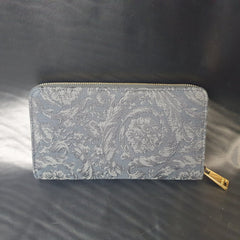 VERSACE - Embroidery Jacquard Zipper Wallet - Mega Cash Sydney