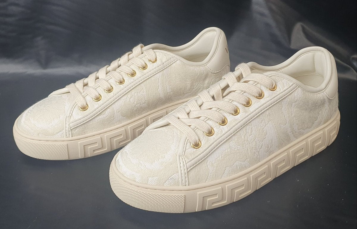 VERSACE - Greca Jacquard - Canvas Sneakers - Size 38 - Mega Cash Sydney