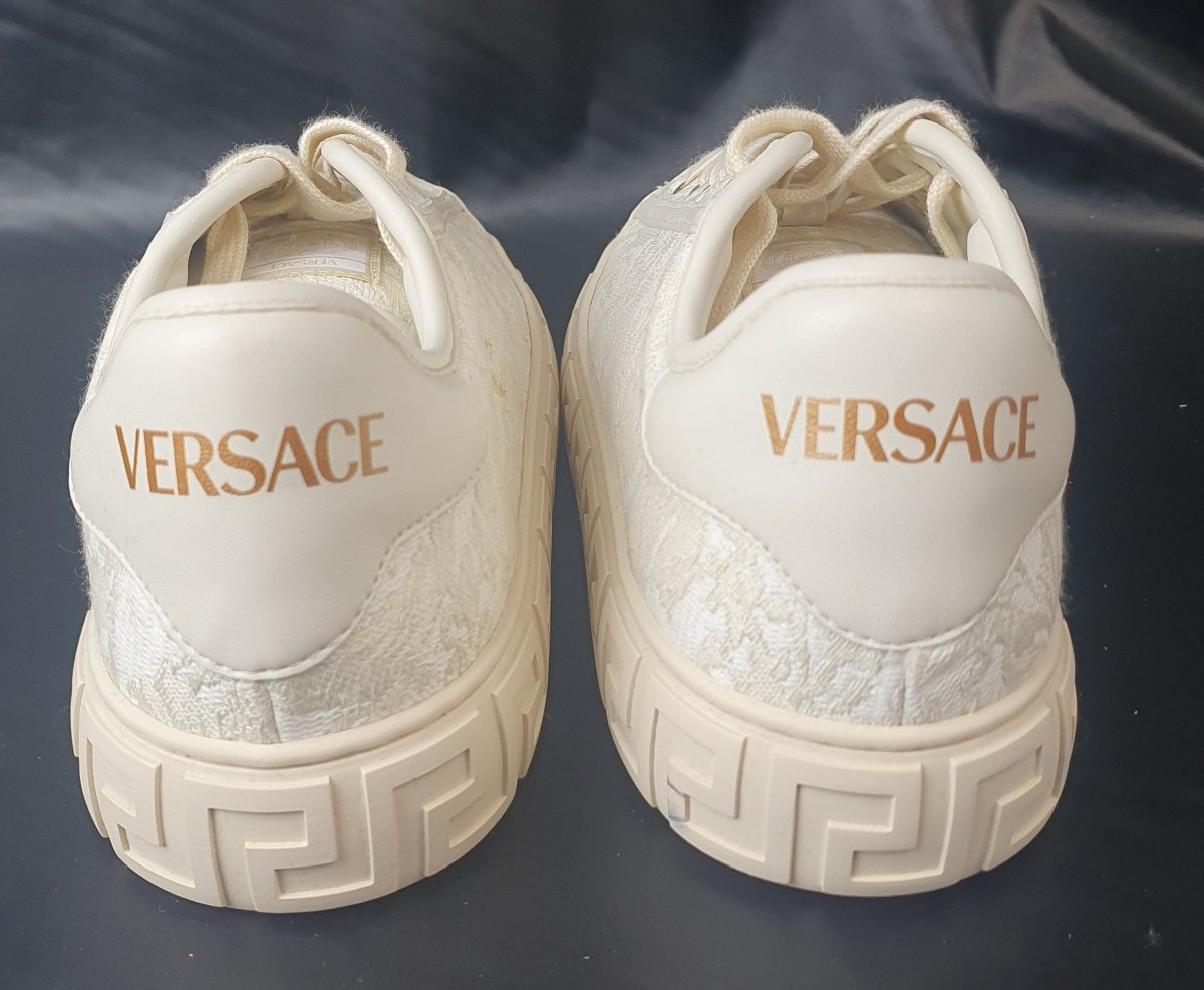 VERSACE - Greca Jacquard - Canvas Sneakers - Size 38 - Mega Cash Sydney