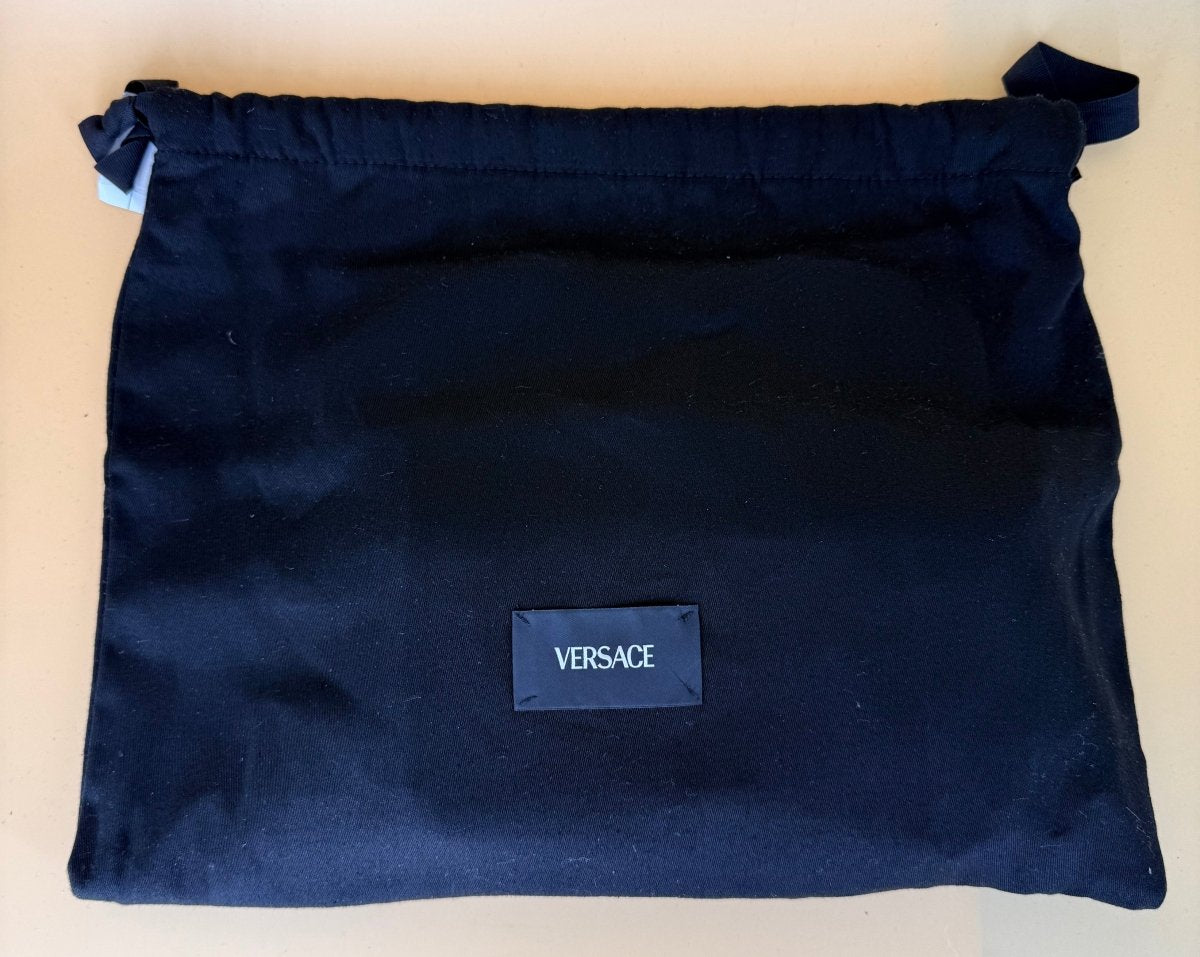 VERSACE - Tag Mini Flap Leather Shoulder Bag - Mega Cash Sydney